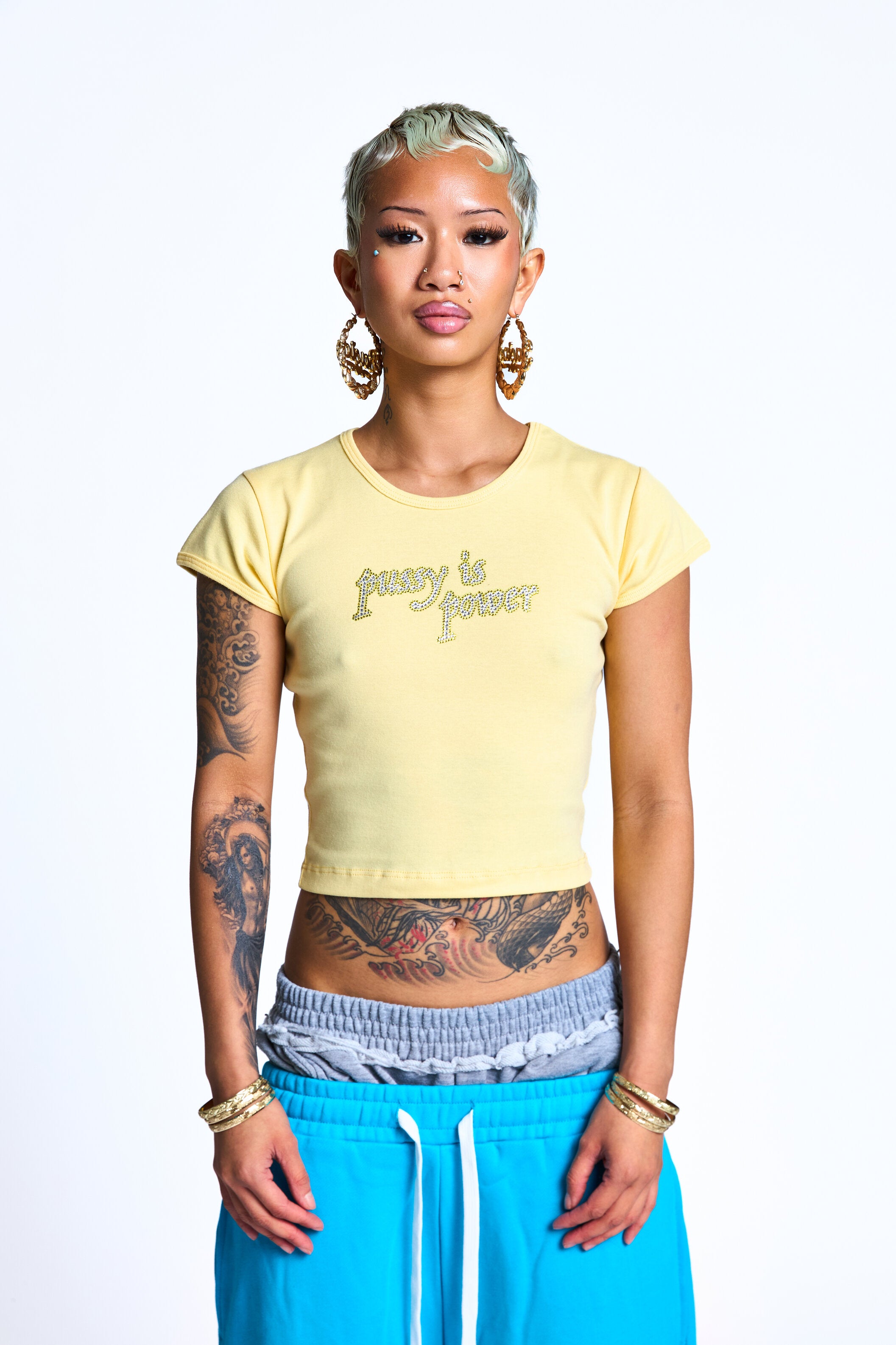 Pussy is Power Crop Tops